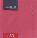 - Tex Touch Papierservietten - Rosa Farbe - Fsc®-zertifizierte Servietten - Recycelbar und biologisch abbaubar - Packung mit 50 rosa Servietten, Größe 24 x 24 cm