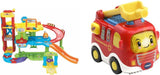 Vtech TUT TUT Baby Flitzer – Parkhaus, bunt, 66,6 x 75,3 x 45,1 cm & TUT TUT Baby Flitzer – Feuerwehrauto – Spielzeugauto mit Musik, Lichtknopf, interessanten Sätzen und Geräuschen Bebe Naty Shop Toys Standardtitel