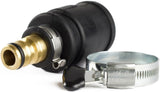 Steckbarer Wasserhahnanschluss | Durchmesser 20-30 mm | Massives Messing | Sicher und langlebig | Sichere Befestigung | Robust und korrosionsbeständig, schwarz/silber/gold