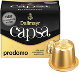 Capsa Lungo Belluno XXL, 39 Nespresso-kompatible Kapseln, 1er Pack (1 x 218 g) & Capsa prodomo, 56g