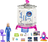 Barbie GXF27 – Raumstation, Weltraumabenteuer, Weltraumpuppe, Welpe, Arbeitsplatz, Weltraumszenen, 20 Zubehörteile, Geschenkspielzeug für Kinder ab 3 Jahren