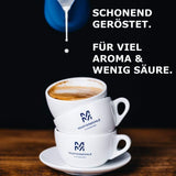 Martermühle Starke Espressocreme 500g | Arabica/Robusta | Geschmacksrichtungen: Dunkler Kakao, Haselnuss | Hell geröstete ganze Espressobohnen, geringer Säuregehalt