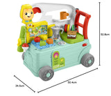 Fisher-Price – Laugh and Learn Camper 3-in-1-Baby-Schiebespielzeug und Musik-Aktivitätscenter Babyspielzeug 9–36 Monate HCK51 Babyspielzeug Naty Shop