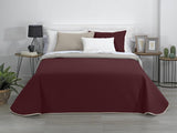 AVA | Boutique Wendedecke | Für alle Jahreszeiten | Farbe - Grau/Rot | Für 120/135 cm breite Betten. Bett. (230 x 270 cm. Ancho X Alto) | Steppdecke Quilts und Quilts Naty Shop Standardtitel