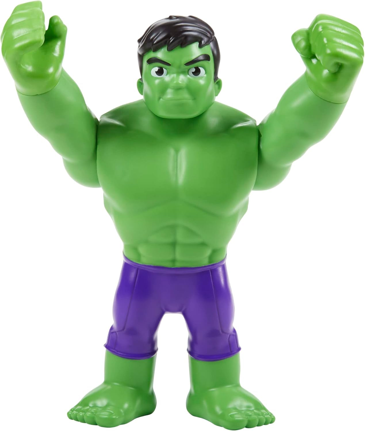 Marvel Spidey und seine erstaunlichen Freunde und seine außergewöhnlichen Freunde, riesige Heldenfigur, 22 cm großes Hulk-Spielzeug für Kinder ab 3 Jahren, Einheitsgröße, Actionfiguren, Naty Shop