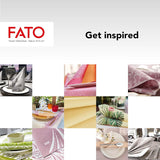 Fato - Trockenpapierservietten, Airlaid, Textileffekt, Packung mit 50 Servietten, 40X40 gefaltet im 4er-Format, Tropicana Decor