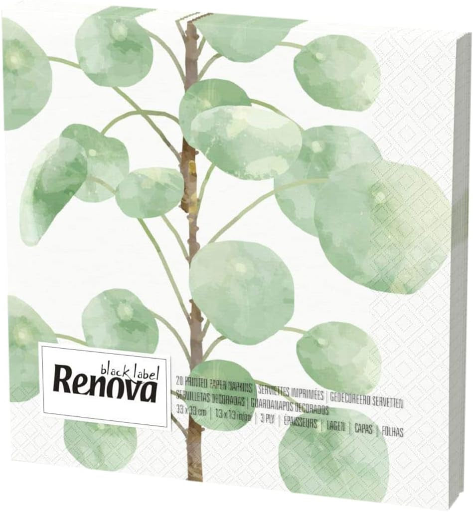 Renova Ultradünne Papierservietten – 20 Servietten
