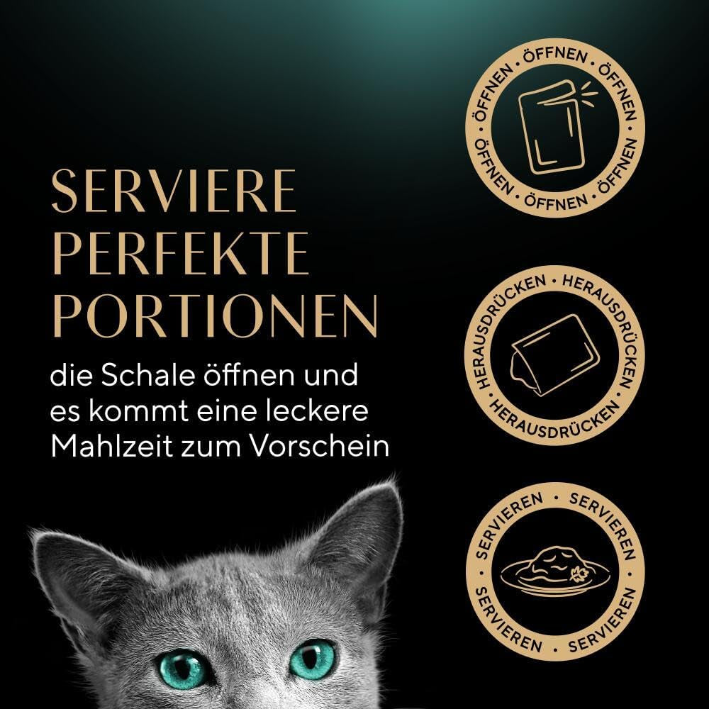Sheba CATCARE Bag Wet Fresh & FINE (Fisch) Stücke in Soße, Erwachsene, 50 g, Multipack Standard