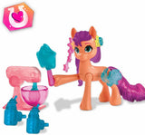 My Little Pony – Entdecken Sie Ihr funkelndes Pony: Beauty Mark Magic Sunny Starscout, Pony vom Huf bis zum Herzen 7,5 cm, ab 5 Jahren, F5250, mehrfarbig