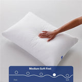Casper Sleep Essential Kissen zum Schlafen, Kingsize, Weiß Naty Shop Standardkissen