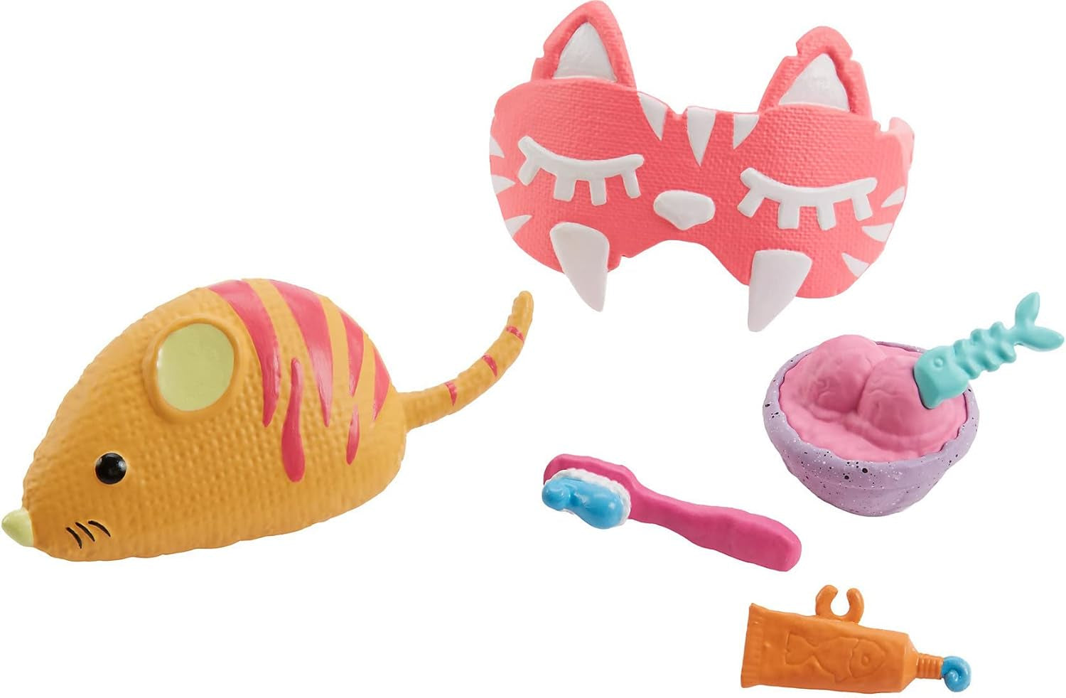 Cave Club GTH02 – Roaralai Pyjama-Partyspaß-Puppe, bewegliche Puppe mit lila Haaren und Accessoires, Geschenk für Kinder ab 4 Jahren, mehrfarbig