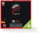 Caffè Vergnano 1882 – Èspresso kompostierbare Kaffeekapseln, kompatibel mit Nespresso, Cremoso (cremig) – Packung enthält 50 Kapseln