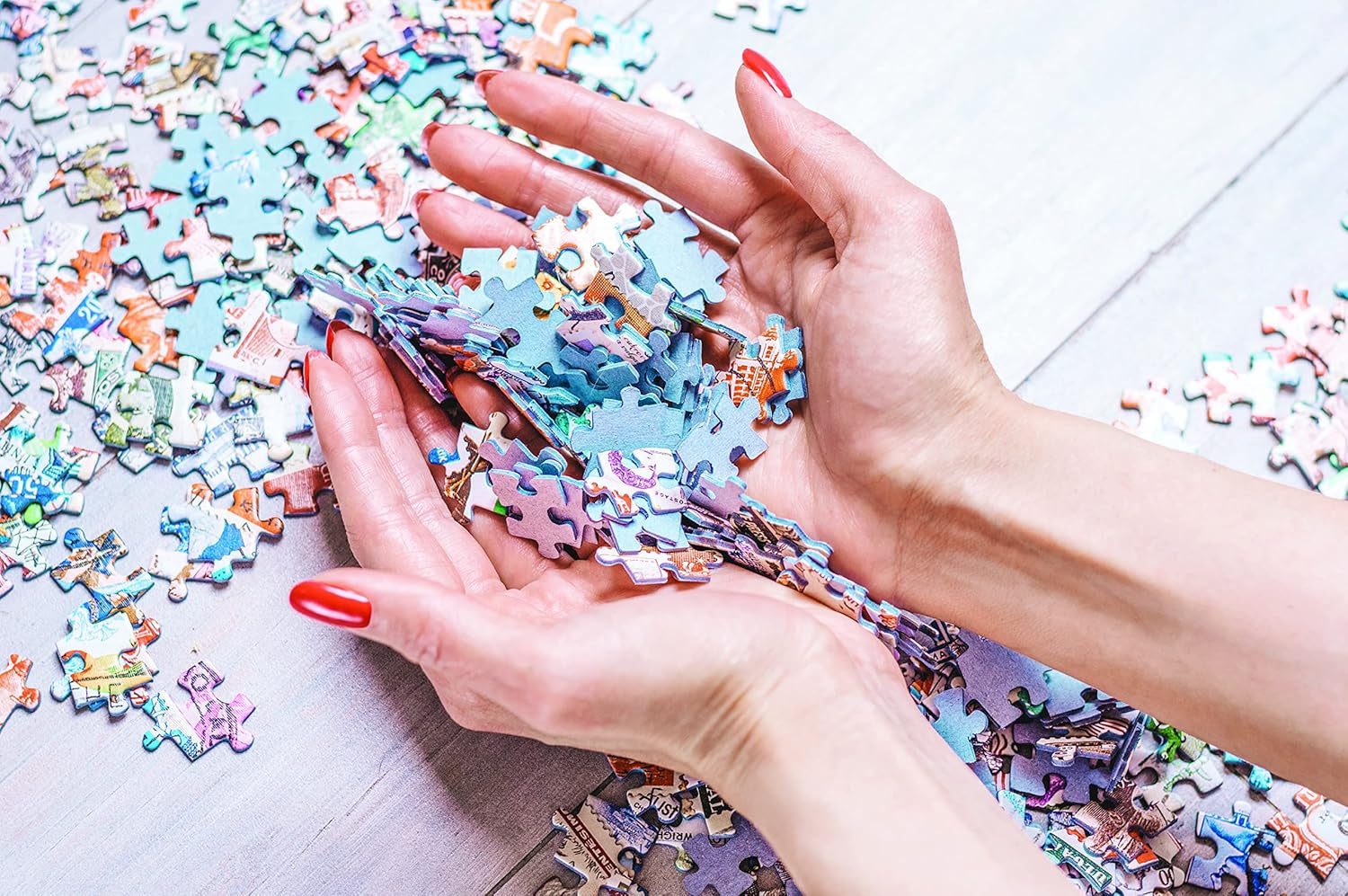 Blumen Nr. 1 - 1000-teiliges Panorama-Puzzle für Erwachsene Puzzle Naty Shop