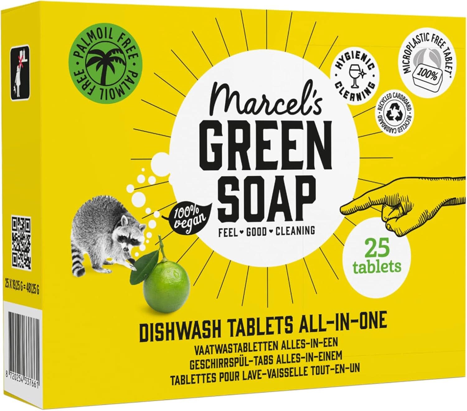 Marcel'S Green Soap Geschirrspültabs All-In-One – Grapefruit & Limette – 25 Stück Küchenreiniger Naty Shop