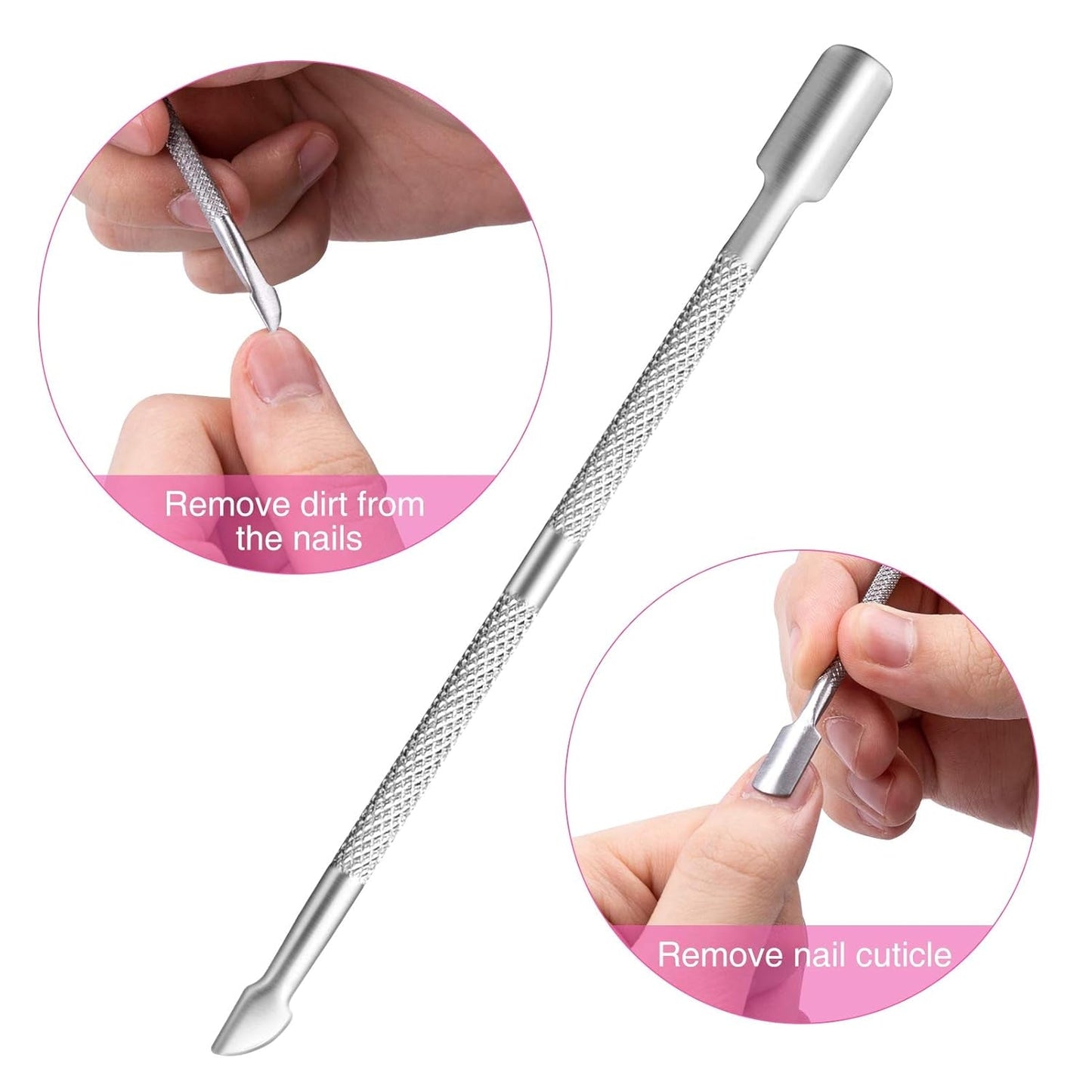200 Stück künstliche Nagelspitzen, 10 Größen, Acryl, künstliche Nägel mit Nagelhautschieber und transparenter Box für Frauen und Mädchen (natürlich und transparent)