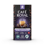 Café Royal Dark Chocolate Flavoured 100 Kapseln für Nespresso Kaffee Maschine – 4/10 Intensität – UTZ-zertifiziert, aus Aluminium & Lungo 36 Kapseln für Nespresso Kaffee Maschine – 4/10 Intensität