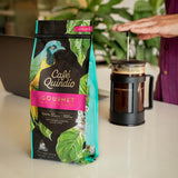 Cafe Quindio Gourmet – Spezialkaffee – 100 % Arabica-Kaffeebohnen, Kolumbien, 250 g – ideal für Siebträgermaschinen, Vollautomaten, Filterkaffee oder French Press