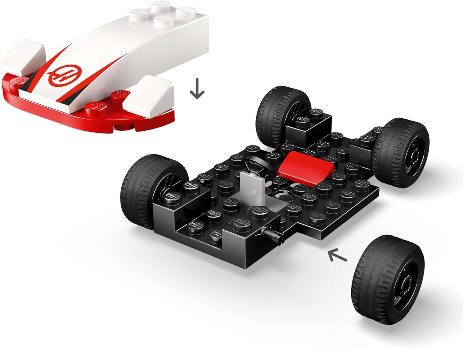 LEGO City F1 Williams Racing und Haas F1 Racing Cars – Formel-1-Spielzeug mit baubaren Autos und 2 Rennfahrer-Minifiguren – Kleine Geschenkideen für Jungen und Mädchen ab 4 Jahren 60464 Bausets Beuche den LEGO-Store