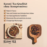 Kusmi Tea – Earl Grey Intense – Bio-Earl-Grey-Schwarztee mit kräftiger Bergamotte und würziger Zitrone – loser Tee – 100 g Metallbox – Menge für ca. 50 Tassen