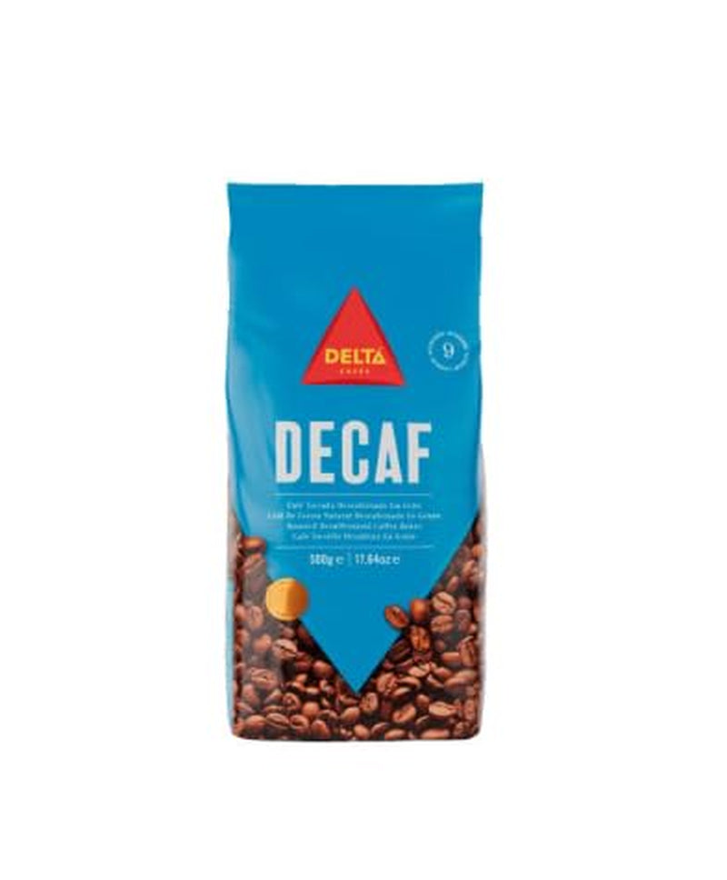Delta Cafés – Entkoffeinierter Kaffee, 500g – Kaffeebohnen/Ganze Bohnen – Mild und aromatisch