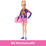 Barbie Turnspaß-Spielset mit Schwebebalken und mehr als 10 Thementeilen für Siegergeschichten, HRG52