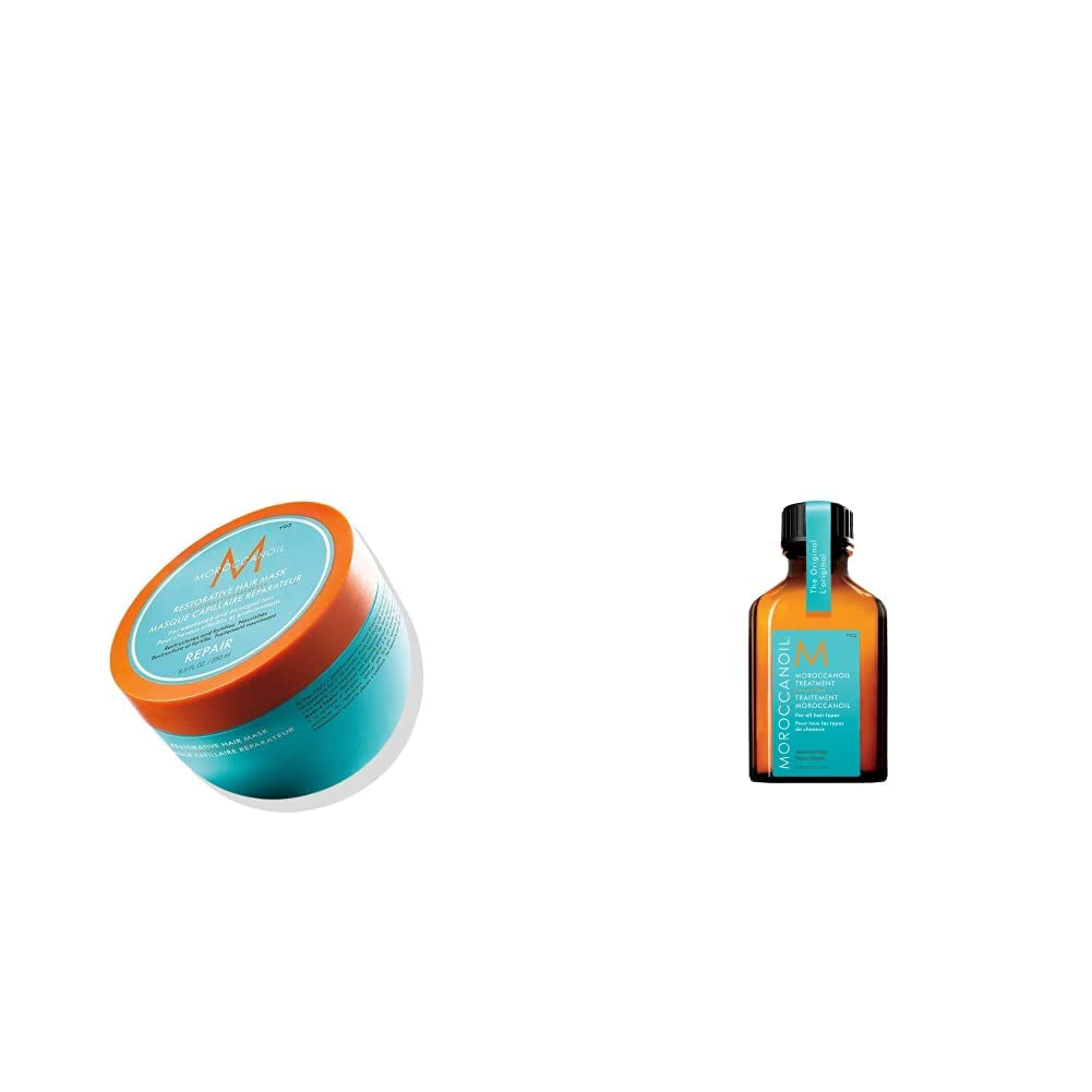 Moroccanoil Haarstärkungsmaske Naty Shop Haarmaske 250 ml (1 Packung) Original-Behandlungspackung 25 ml