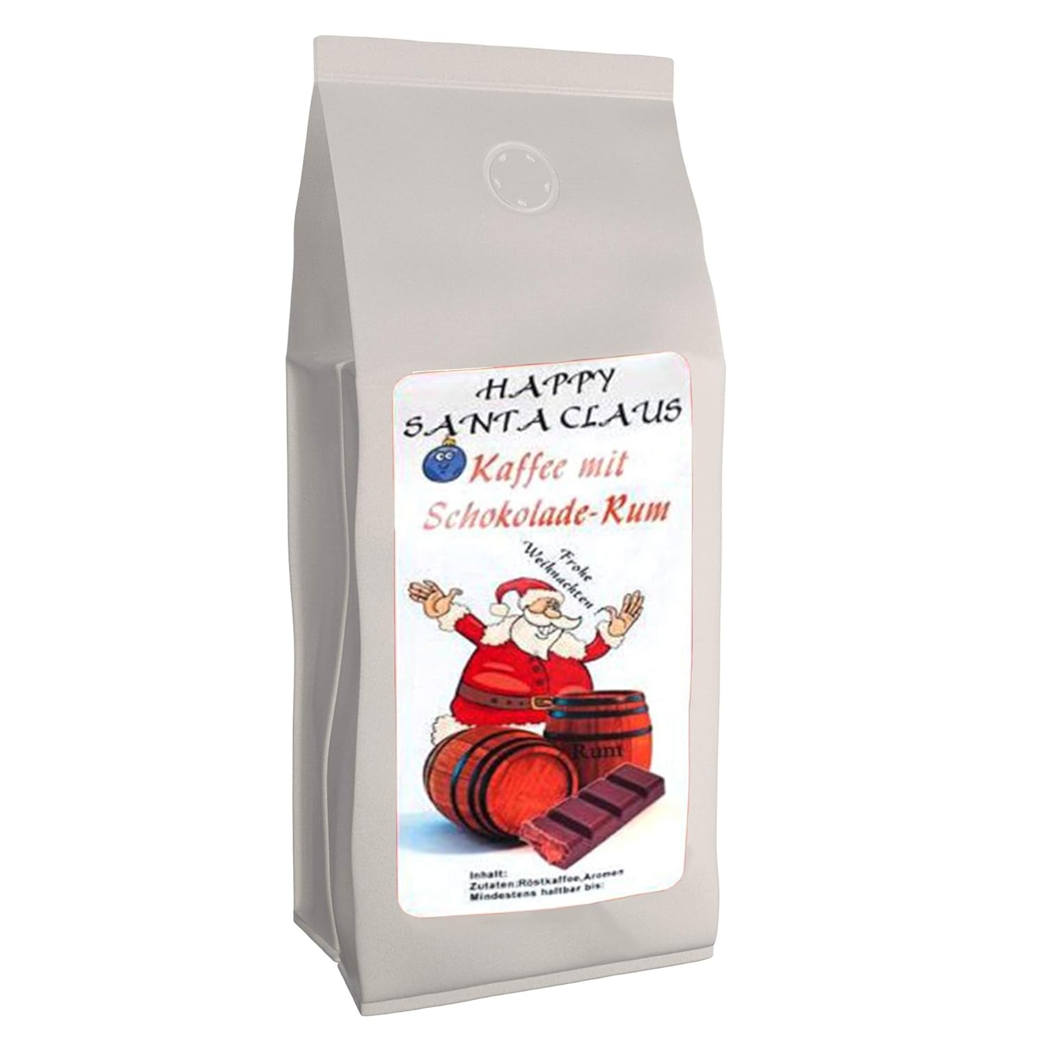 Happy Santa Claus Schokoladenrum, 1000 Vollkornprodukte