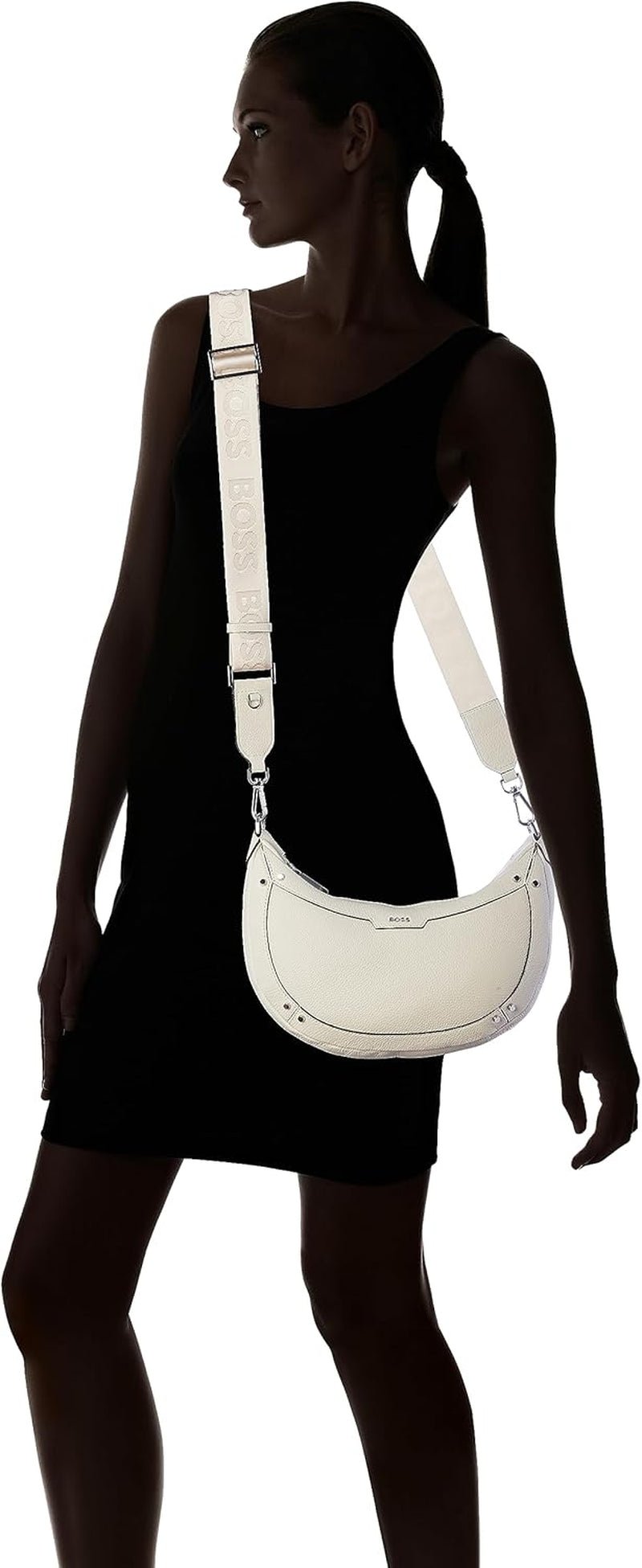 BOSS Ivy Hobo W. Damen Hobo, Open White114 Damentaschen Naty Shop