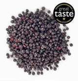 BRIX Gefriergetrocknete Blaubeeren | Natürliche Blaubeeren, getrocknet 95 g | Great Taste Award für getrocknete Cranberries | GVO-frei, glutenfrei, vegan, ohne Vitamine. Naty Shop dehydrierte Produkte