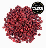 BRIX Gefriergetrocknete Bitterkirschen | Natürliche getrocknete Kirschen 105g | Great Taste Award Trockenfrüchte, getrocknete Bitterkirschen | GVO-freie, glutenfreie, vegane Vitamine sind konservierte dehydrierte Produkte von Naty Shop