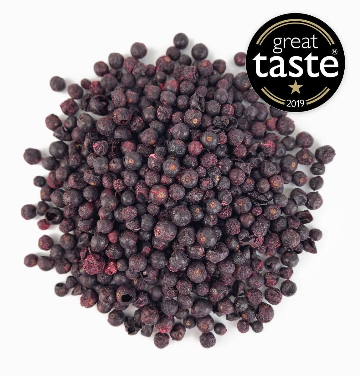 BRIX Getrocknete schwarze Johannisbeeren | Getrocknete schwarze Johannisbeeren 105 g | Great Taste Award, getrocknete schwarze Johannisbeeren | GVO-frei, glutenfrei, vegan, ohne Vitamine. Naty Shop dehydrierte Produkte