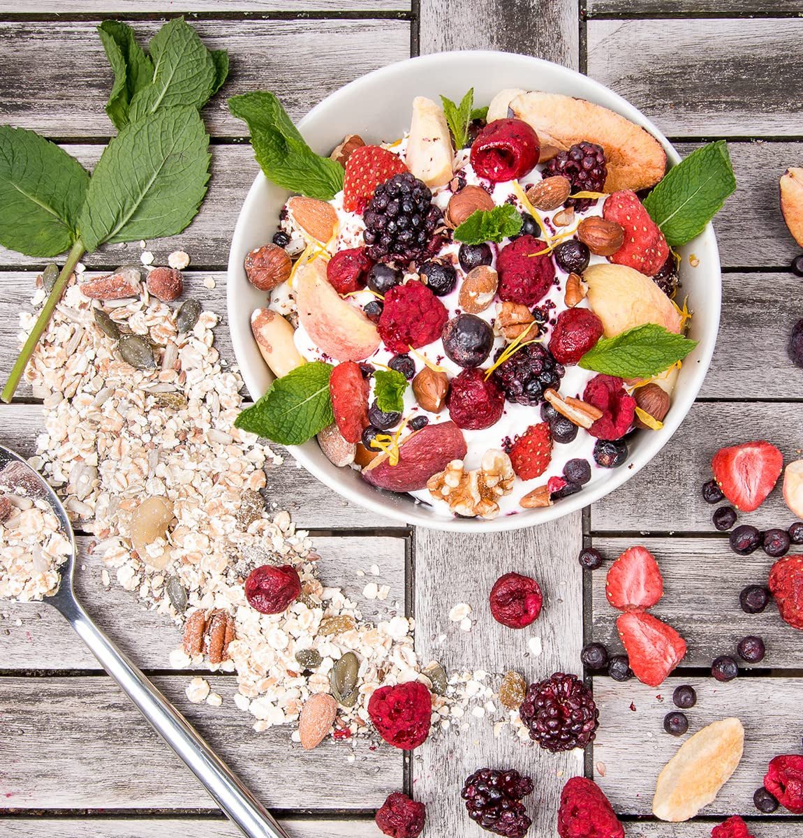 BRIX gefriergetrocknete Früchte | Natürliche Mischung aus Trockenfrüchten 115g | Great Taste Award für Trockenfrüchte | GVO-frei, glutenfrei, vegan, ohne Vitamine. Naty Shop dehydrierte Produkte