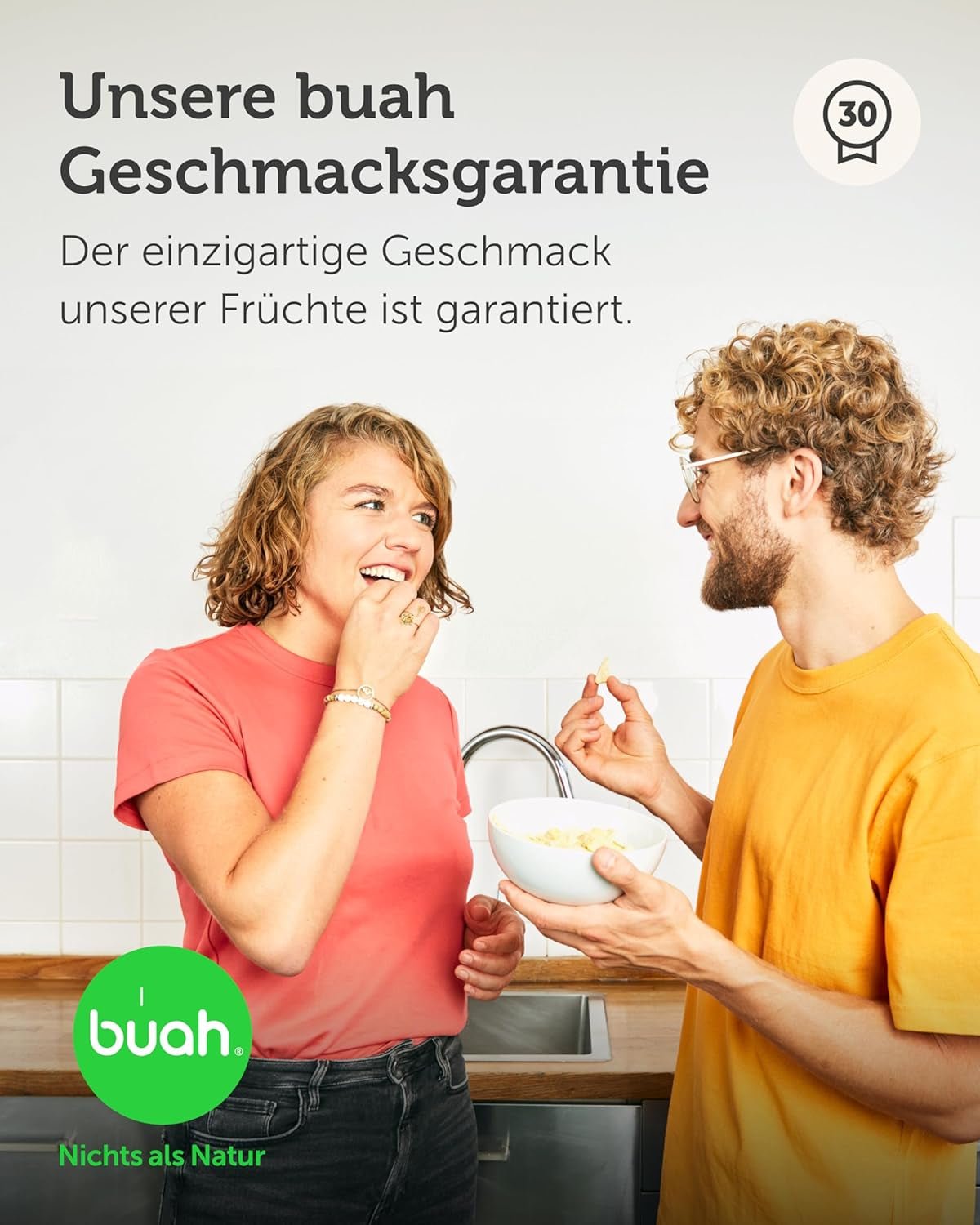 BUAH® getrocknete Kokosnusschips | Bio-Kokoschips, Snack, Müsli & Back-Kokoschips | Idealer Ersatz für Süßigkeiten | Vegan und ohne Zuckerzusatz | 400g dehydrierte Produkte von Naty Shop