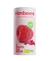 BUAH® Bio gefriergetrocknete Himbeere | Himbeerchips als Snack, für Müsli und Desserts | idealer Ersatz für Süßigkeiten | vegan und ohne Zuckerzusatz | 120g Naty Shop dehydrierte Produkte 120G
