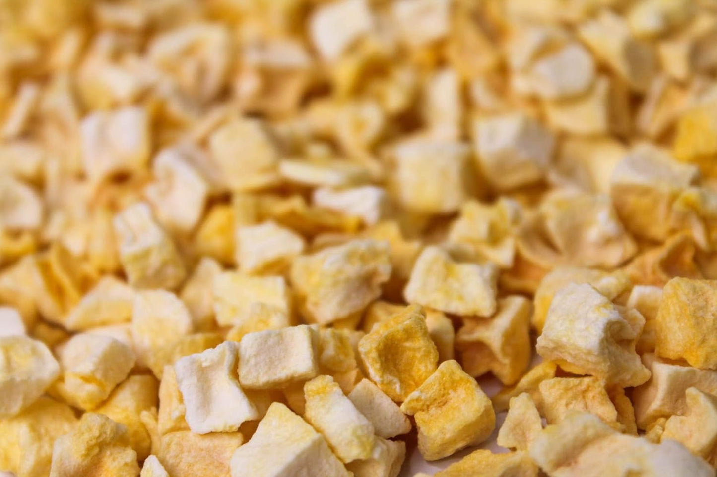Gefriergetrocknete Mangostücke 100g - Gefriergetrocknete Früchte - Gefriergetrocknete Trockenfrüchte - Getrocknete Mango - Perfekt für Snacks, Backen, Müsli, Smoothies und Desserts. Dehydrierte Produkte Naty Shop