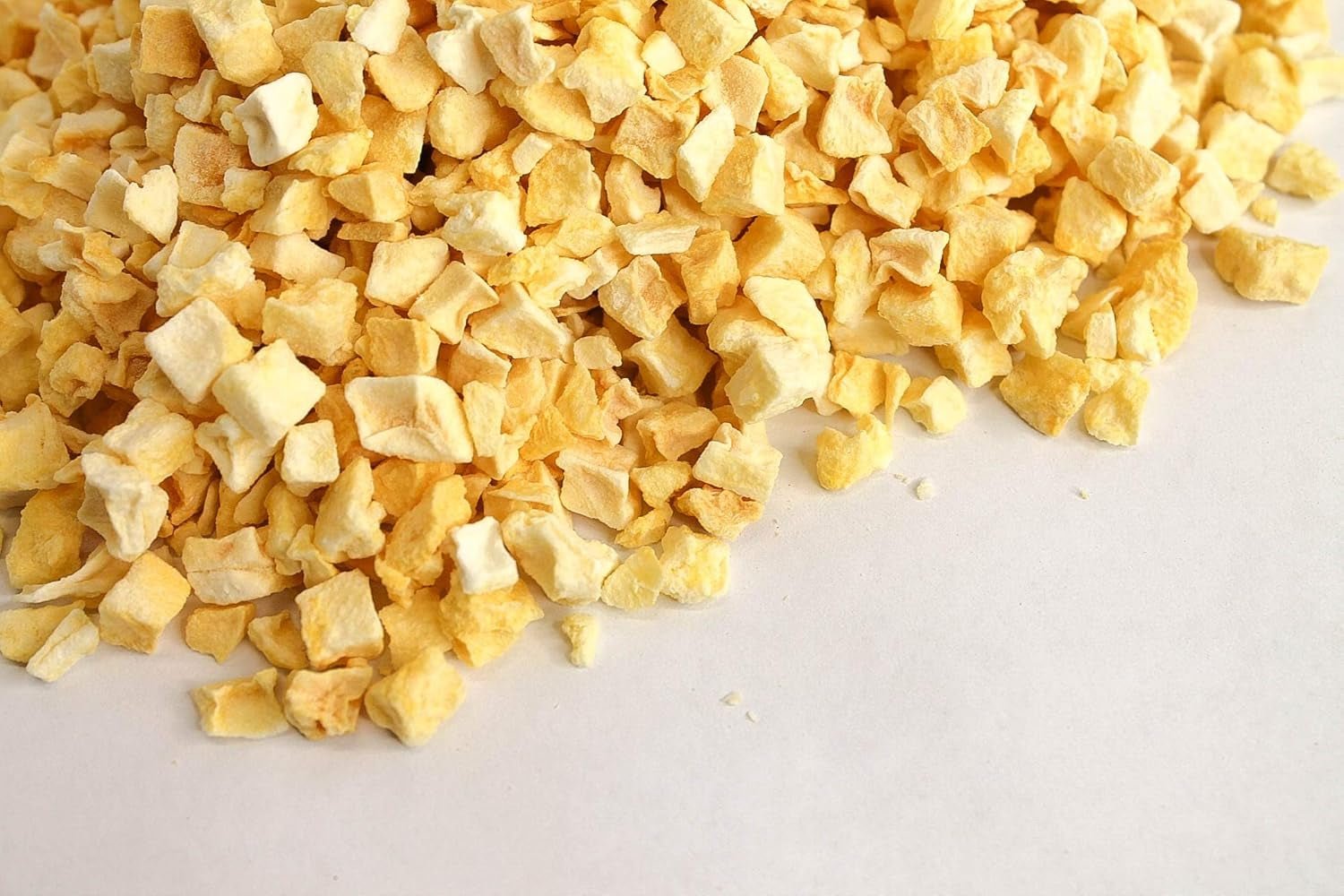 Gefriergetrocknete Mangostücke 100g - Gefriergetrocknete Früchte - Gefriergetrocknete Trockenfrüchte - Getrocknete Mango - Perfekt für Snacks, Backen, Müsli, Smoothies und Desserts. Dehydrierte Produkte Naty Shop