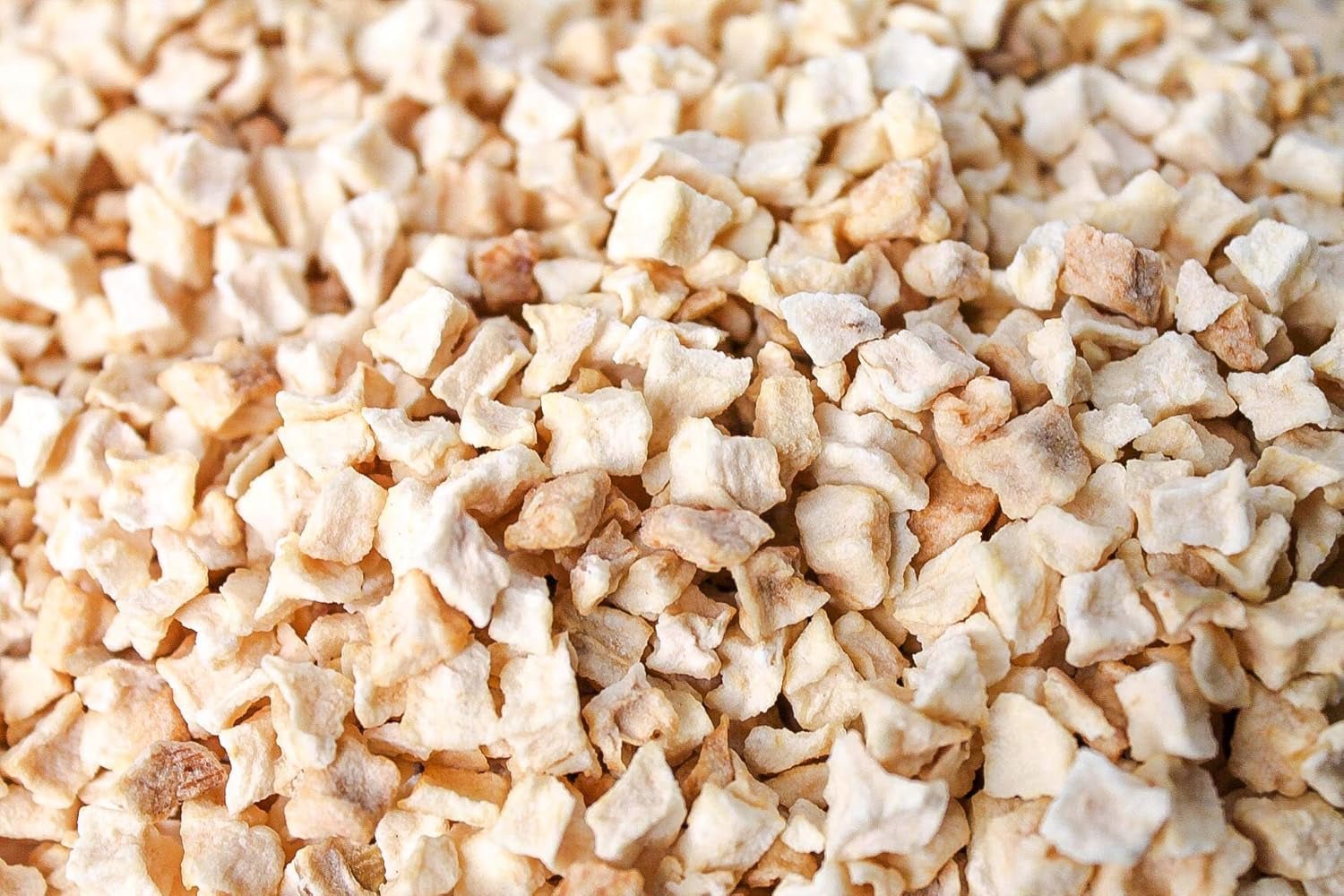 Gefriergetrocknete Apfelstücke 100g - Gefriergetrocknete Früchte - Gefriergetrocknete Trockenfrüchte - Getrocknete Äpfel - Perfekt zum Backen, Dekorieren von Kuchen, Snacks, Müsli und Desserts. Dehydrierte Produkte Naty Shop