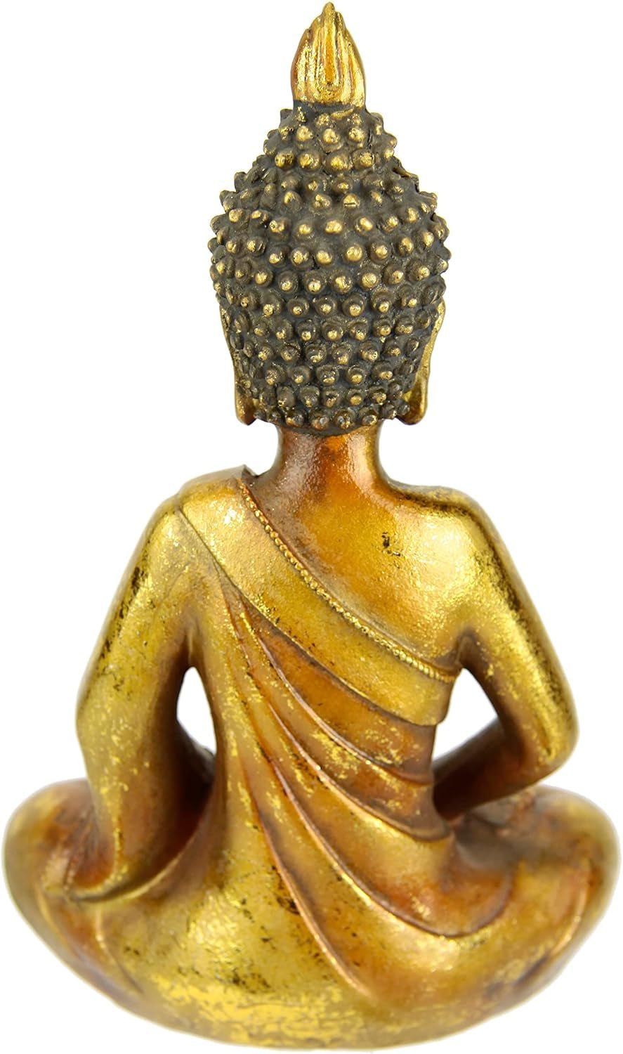 Buddha Figur meditieren sitzend Statue Figuren Skulptur Büste Statue Ornament Buddha Figur Feng Shui Deko Garten Terrasse Balkon Deko Buddha Statue Wohnaccessoire Buddha Skulptur Gartenfigur Statuetten und Skulpturen Naty Shop