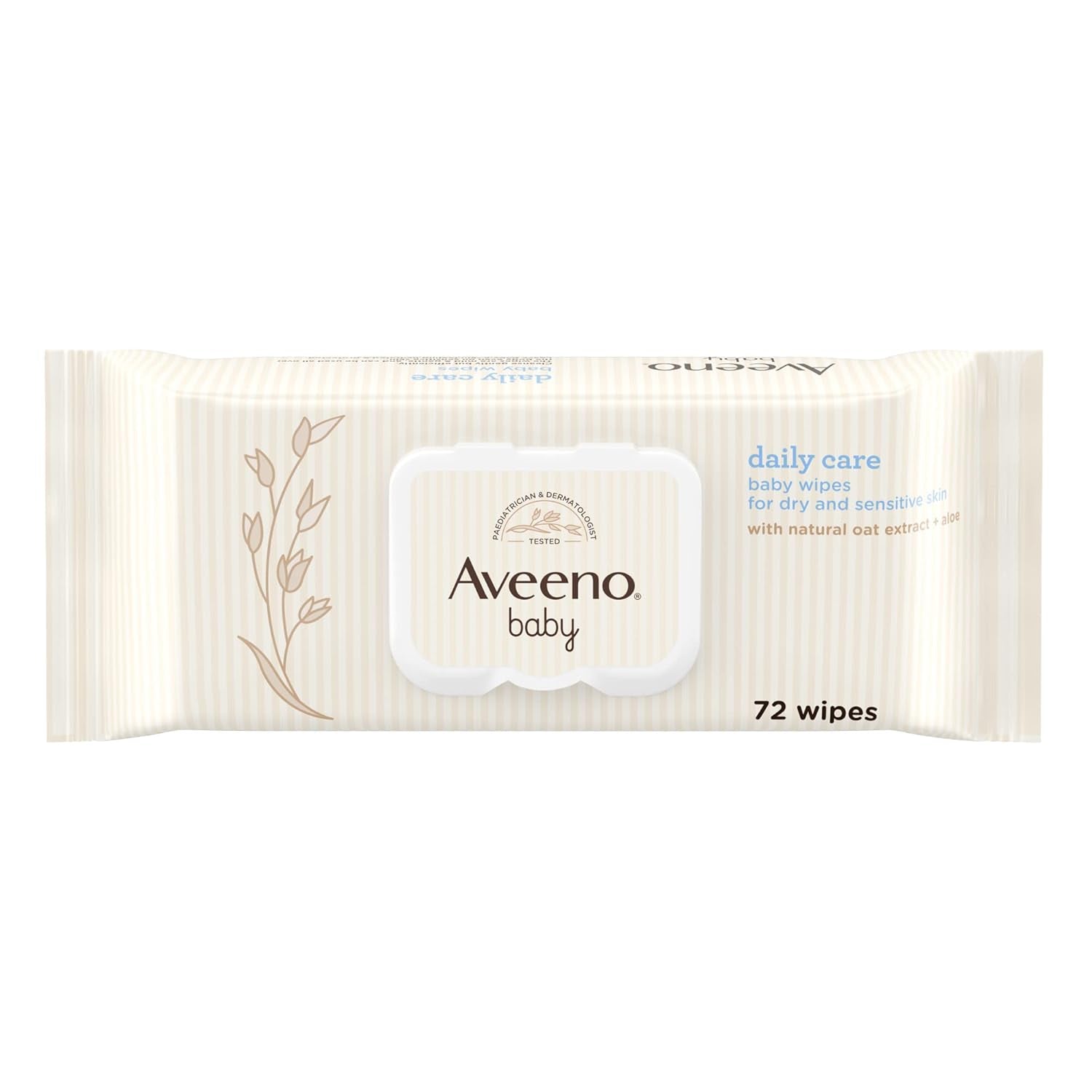 Daily Care Feuchttücher, reinigt sanft und effektiv empfindliche Haut, Baby Essentials, weiß, 12 Stück (insgesamt 864 Tücher)