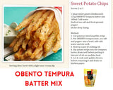 Tempura Teigmischung Tempura Back-Frittiermischung, 500 Gramm Mischung zum Backen und Kochen Naty Shop