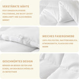 Good Nite Quilt Ganzjahresdecke 155 x 220 cm, 4-Jahreszeiten-Steppdecke, Mikrofaser-Steppdecke, Vier-Jahreszeiten-Steppdecke, Weiß (155 x 220 cm), Steppdecken und Steppdecken Naty Shop