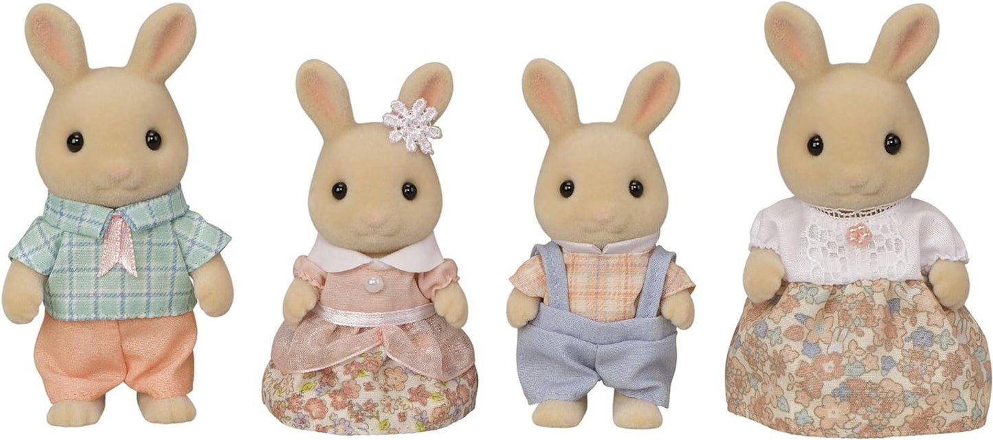 Sylvanian Families L5706 Milk Bunny Family – Puppenhausfiguren Naty Shop Dolls Standardtitel