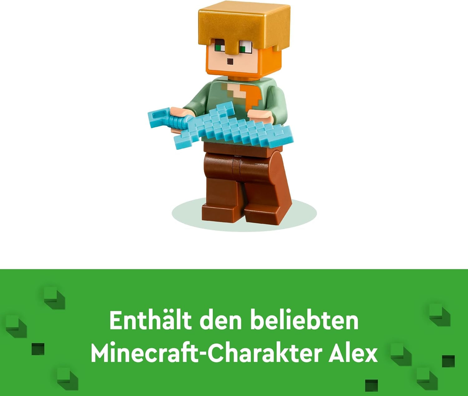 LEGO Minecraft The Armory Spielset mit Heldenfiguren, Spielzeugwaffen und Alex-Figur, Actionspielzeug für Jungen und Mädchen, Geschenk für Gamer und Kinder ab 7 Jahren 21252 Bausets Besuchen Sie den LEGO-Store