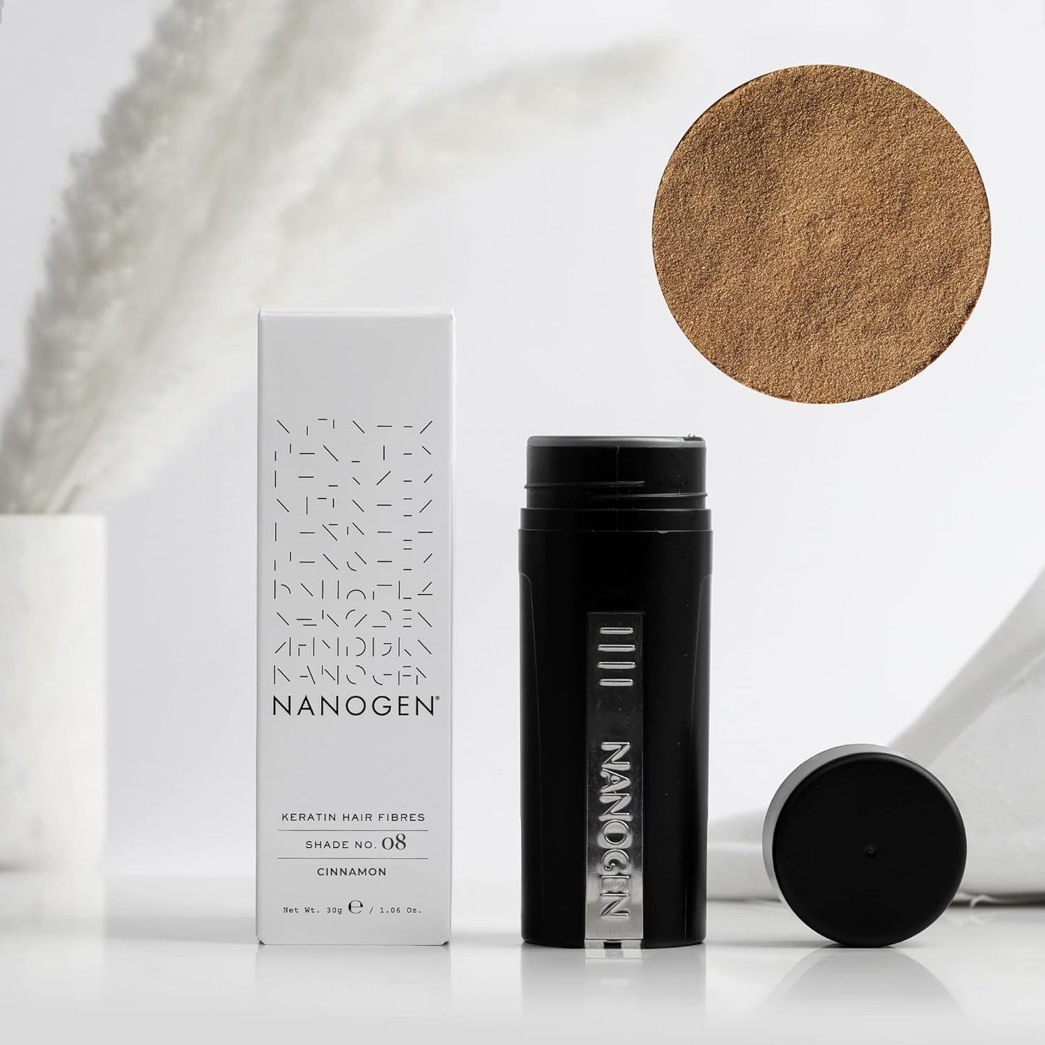 Haarverdichtende Fasern Zimt 30G Haarpflege Naty Shop