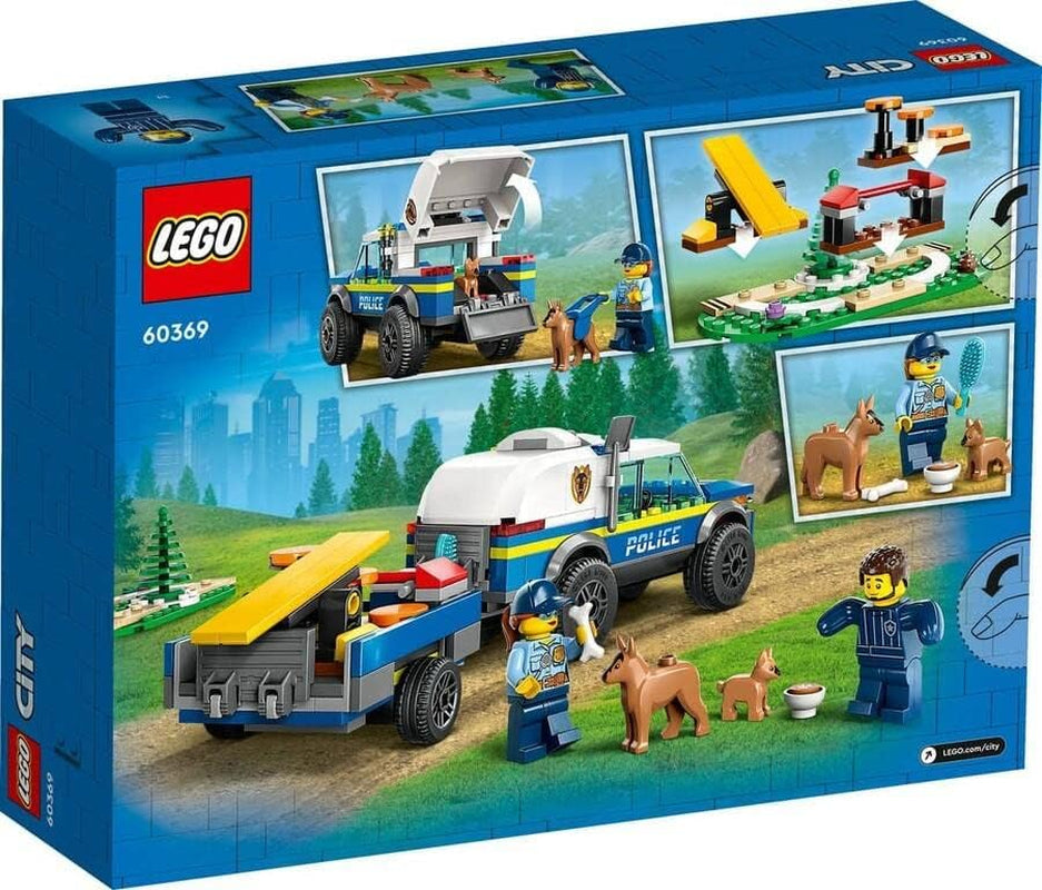 LEGO 60369 City Mobiles Polizeihundetraining, Spielzeug-Polizeiauto mit Anhänger, Hunde- und Welpenfiguren, Tierset für Kinder ab 5 Jahren. Bausets Besuchen Sie den LEGO-Store