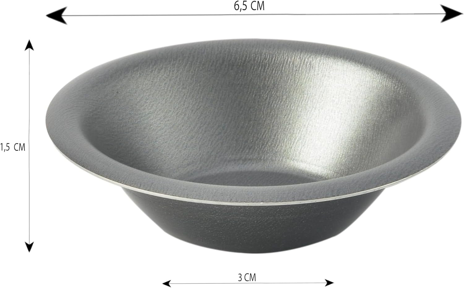 43027, Sahnegebäck, 6 Formen, Ø 5 cm x H 1,5 Formen und Bleche zum Backen Naty Shop