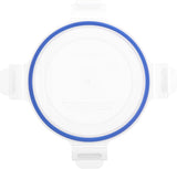 Amazon Basics Lebensmittelbehälter aus Glas mit Deckel, 20er-Pack (10 Behälter + 10 Deckel), BPA-frei, durchsichtig, blau, Aufbewahrungsboxen für Lebensmittel, Naty Shop
