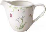 Villeroy & Boch Milchbecher Colourful Spring, 280 ml, Premium Porzellan, Weiß/Mehrfarbig