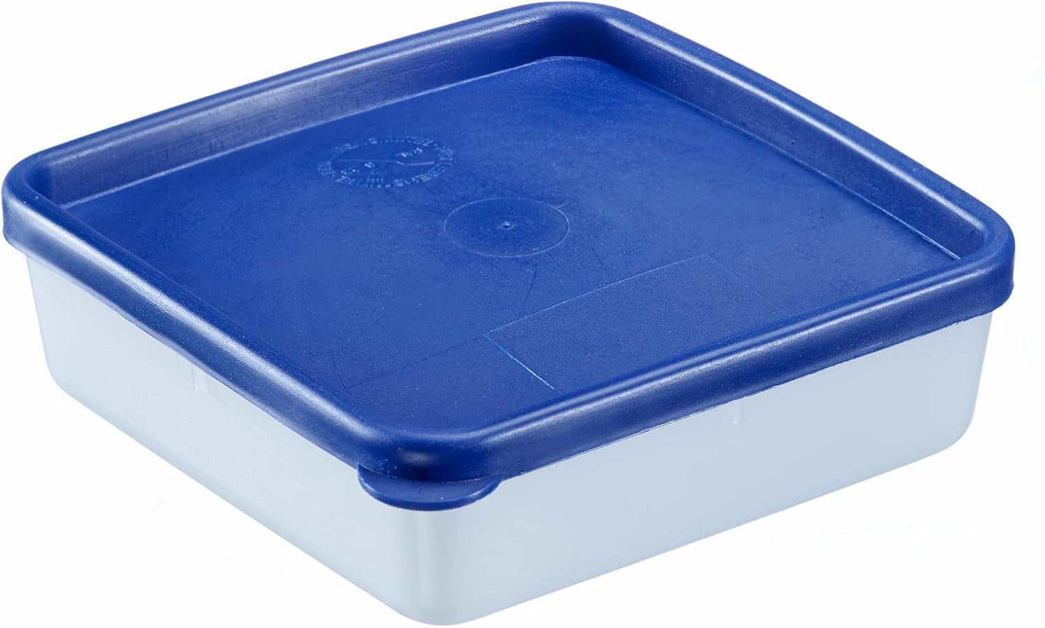 Westmark 4 Frischhalte-/Gefrierbehälter, inklusive Deckel, Fassungsvermögen: je 0,25 l, stapelbar, Kunststoff, Trio, Farbe: transparent/blau, 25042270 Frischhaltedosen Naty Shop