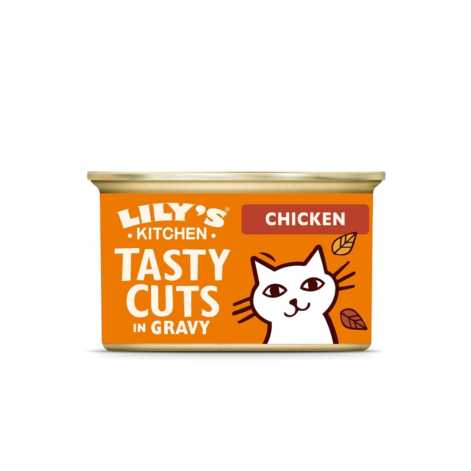 Lily's Kitchen, hergestellt aus natürlichen Zutaten, köstliche Häppchen in Hühnersauce, Nassfutter für ausgewachsene Katzen, 70-g-Dose